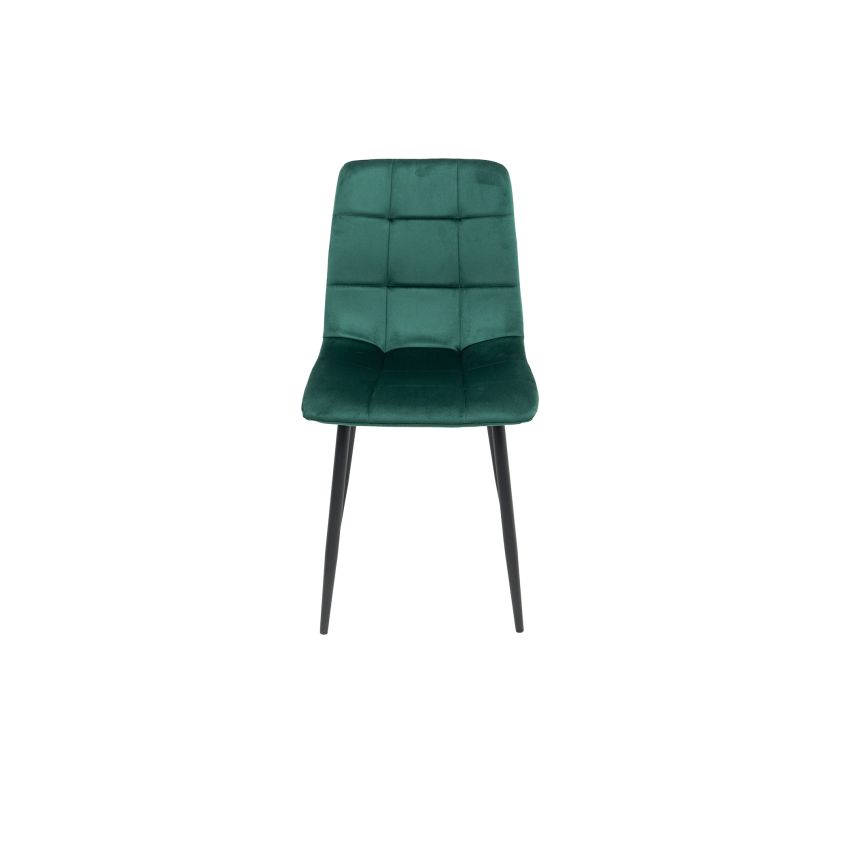 Scaun ML-4, tapitat stofa, verde