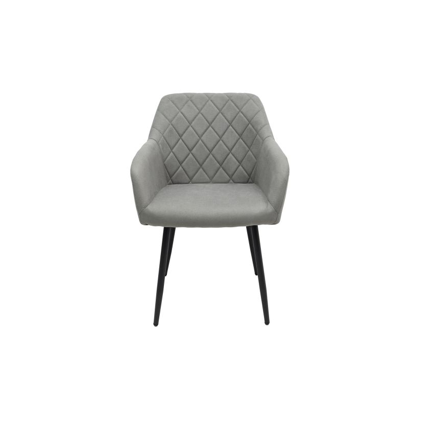 Scaun ML-5, tapitat stofa, gri