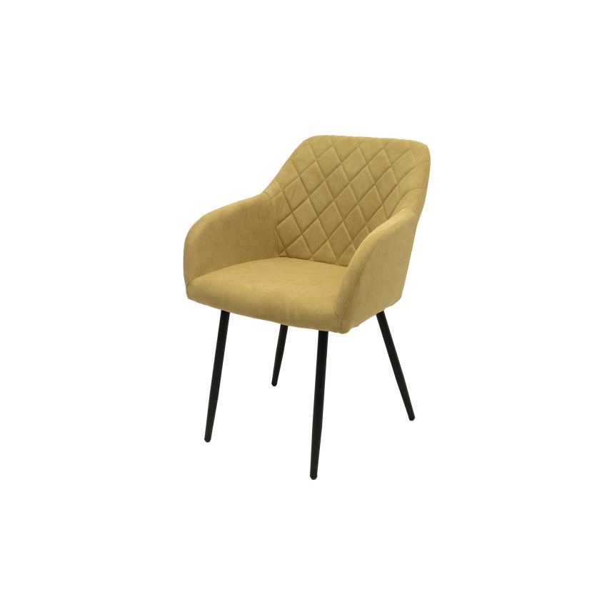 Scaun ML-5, tapitat stofa, verde