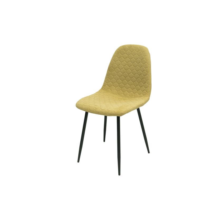 Scaun ML-6, tapitat stofa, verde