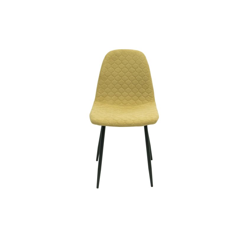 Scaun ML-6, tapitat stofa, verde