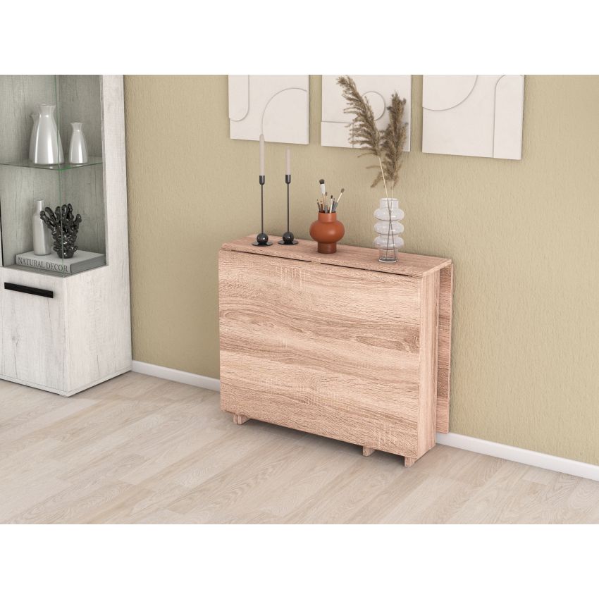 Masa pliabila fold, 161x75x89 cm, sonoma
