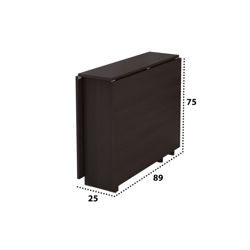 Masa pliabila fold, 161x75x89 cm, wenge
