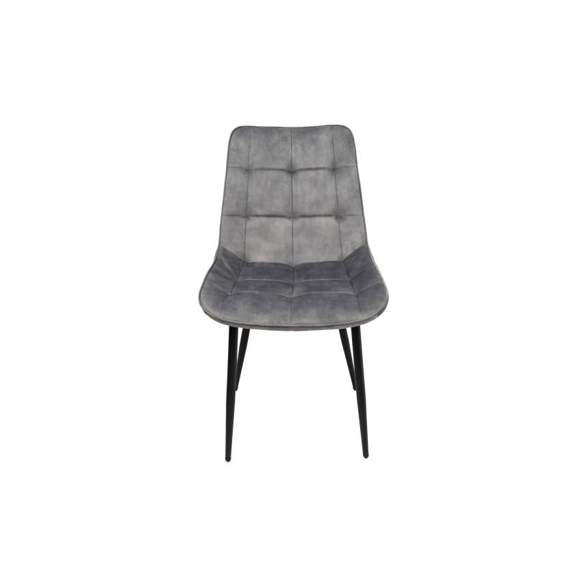 Scaun living HT1, stofa, gri