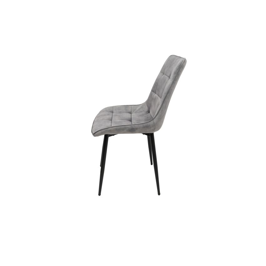 Scaun living HT1, stofa, gri