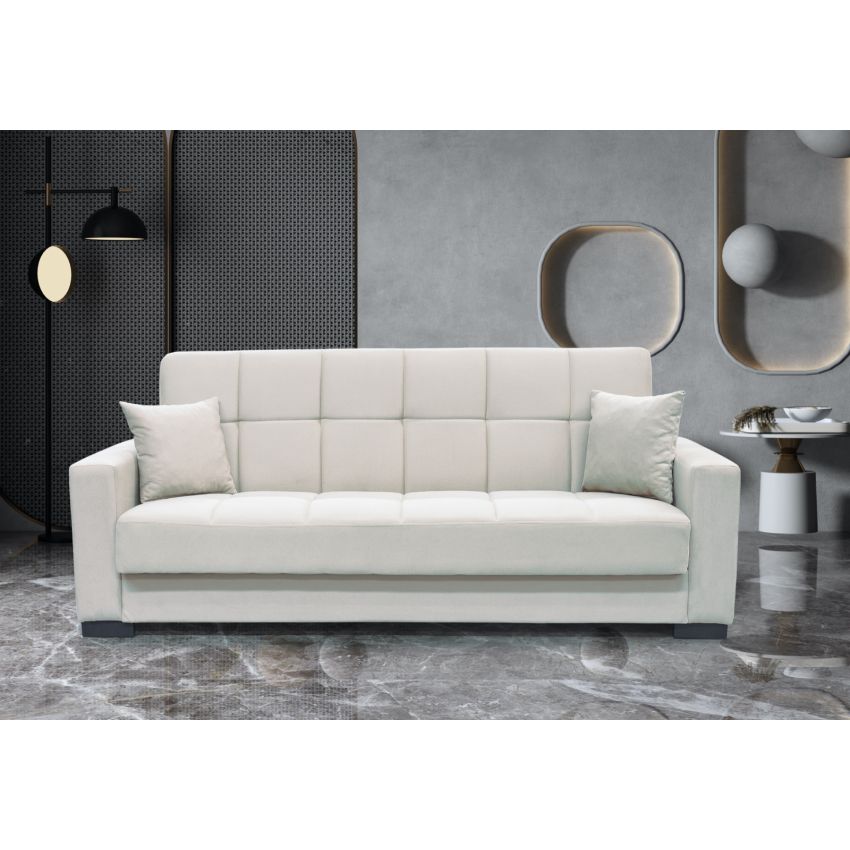 Canapea extensibila cu 3 locuri FER, crem