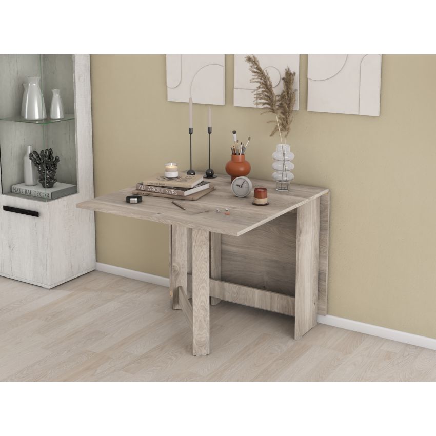 Masa pliabila fold, 161x75x89 cm, K537 stejar gri