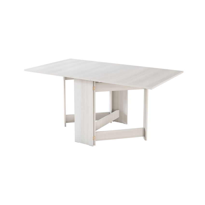 Masa pliabila fold, 161x75x89 cm, K524 alb murdar