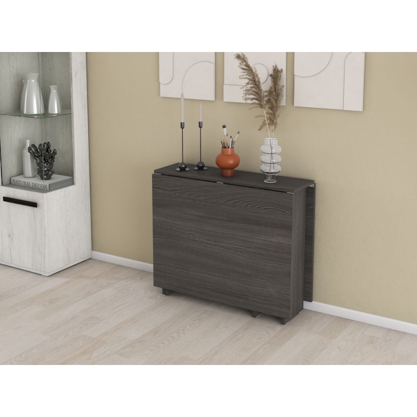 Masa pliabila fold, 161x75x89 cm, K526 cenusiu
