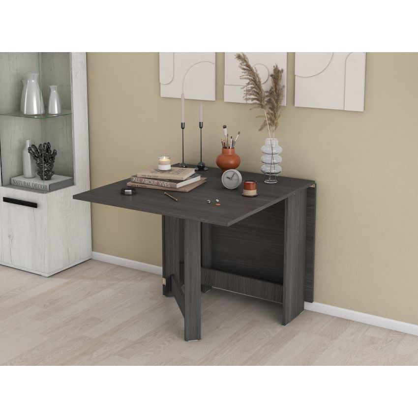 Masa pliabila fold, 161x75x89 cm, K526 cenusiu