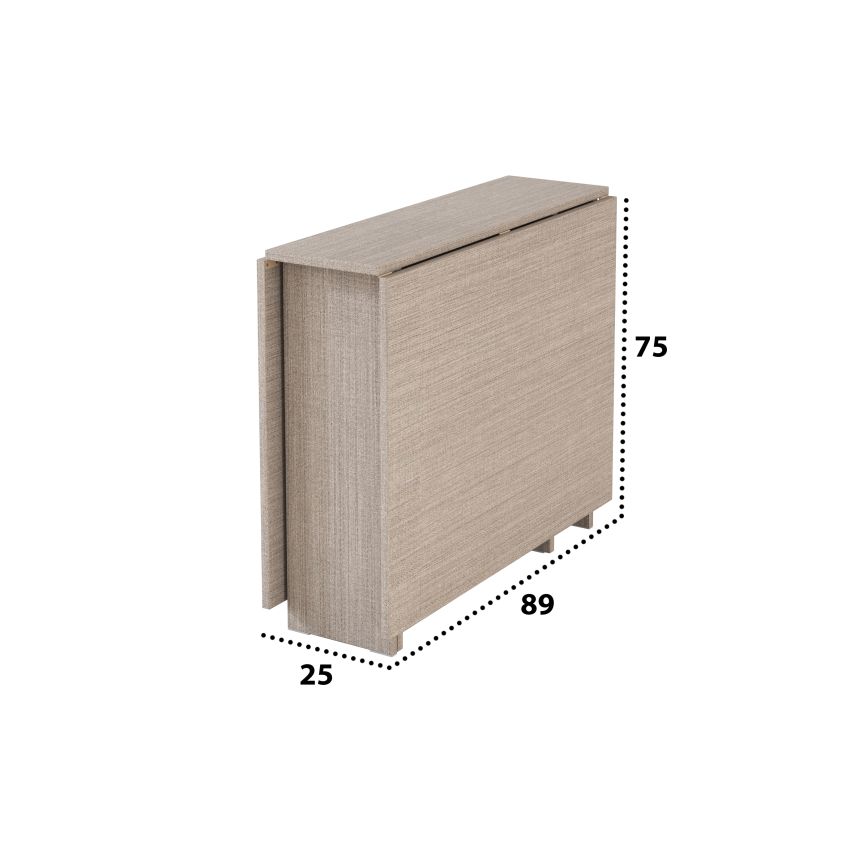Masa pliabila fold, 161x75x89 cm, K541 gri textil