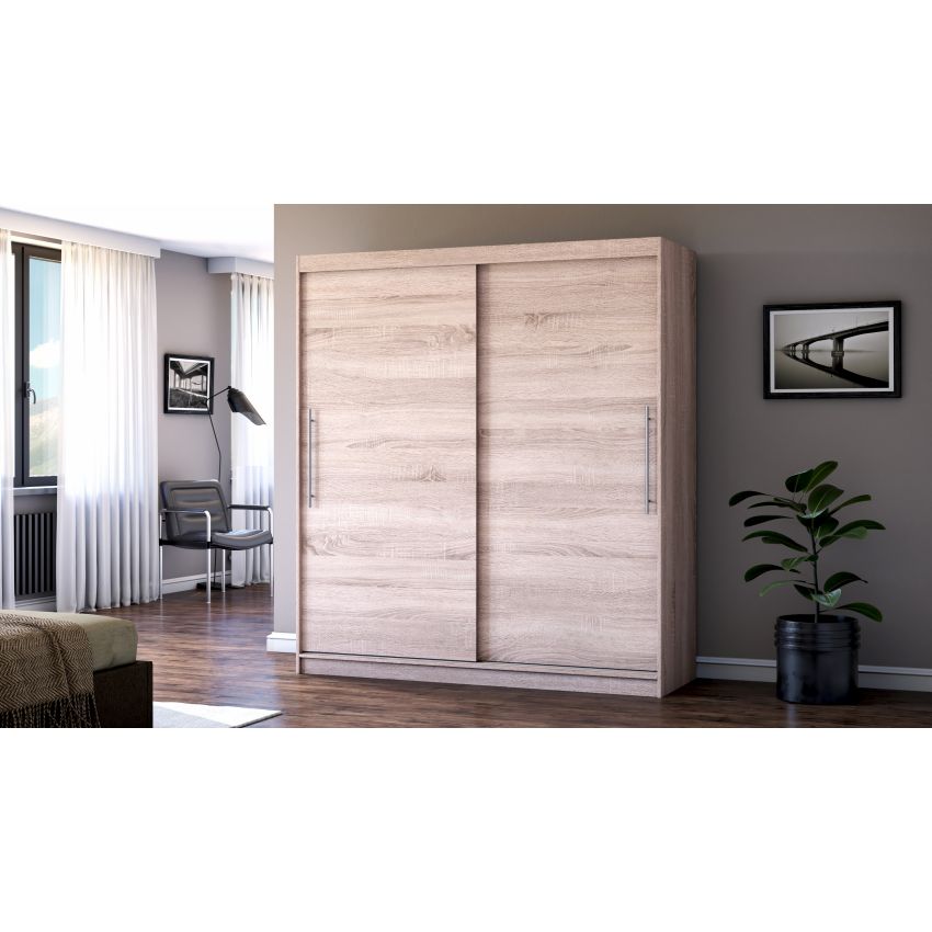 Dressing Radu fara oglinda, 180x200x61 cm, sonoma