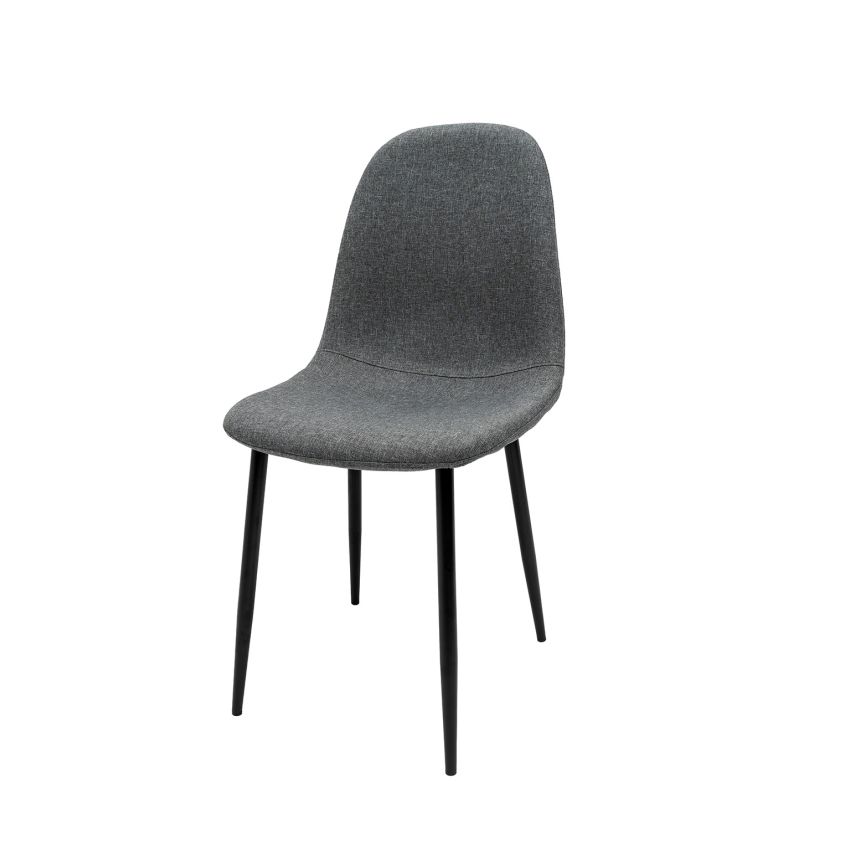 Set Masa cu 6 Scaune MBS-41, Gri, 150x75x80 cm