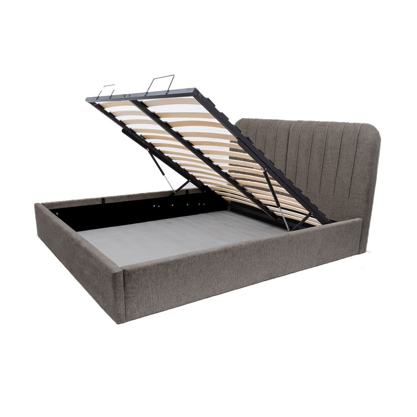 Pat 9167G, 160x200 cm, somiera rabatabila, gri