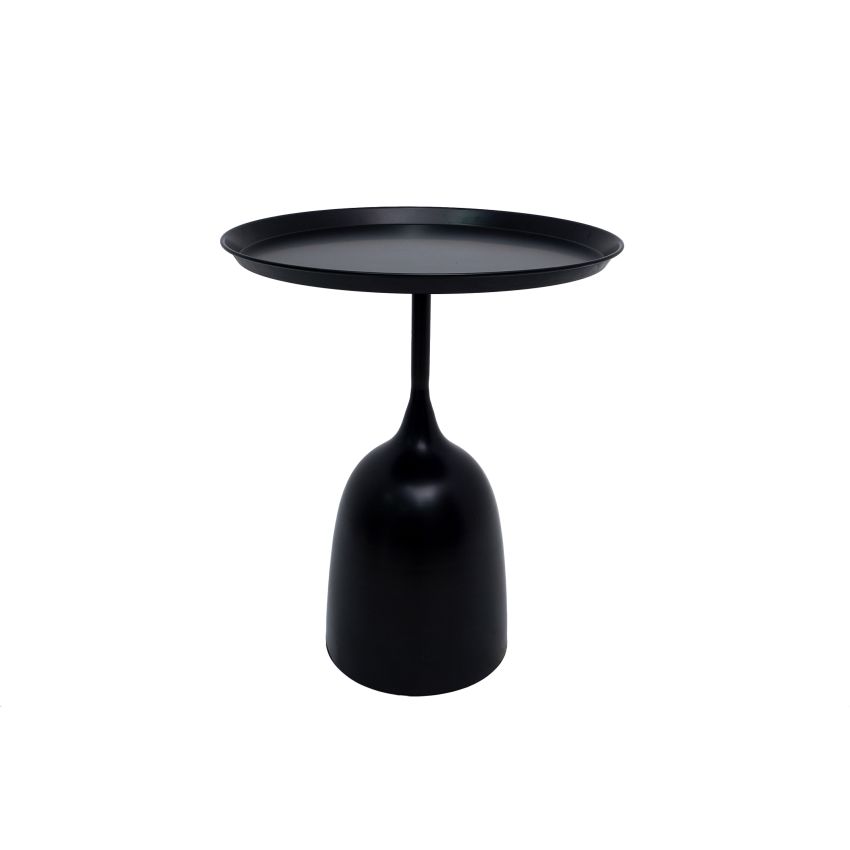 Masa cafea MC-145, 50x60 cm, negru, metalica