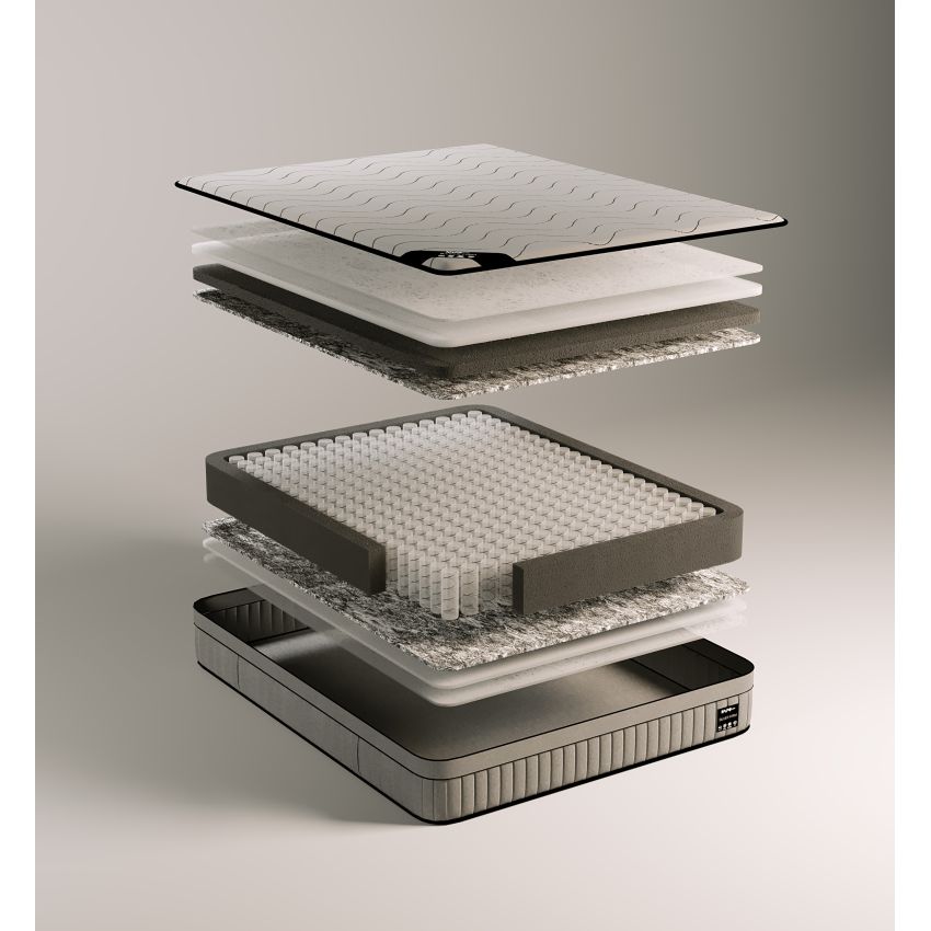 Saltea Silver Firm, 160x200, cu spuma de memorie, inaltime 24 cm