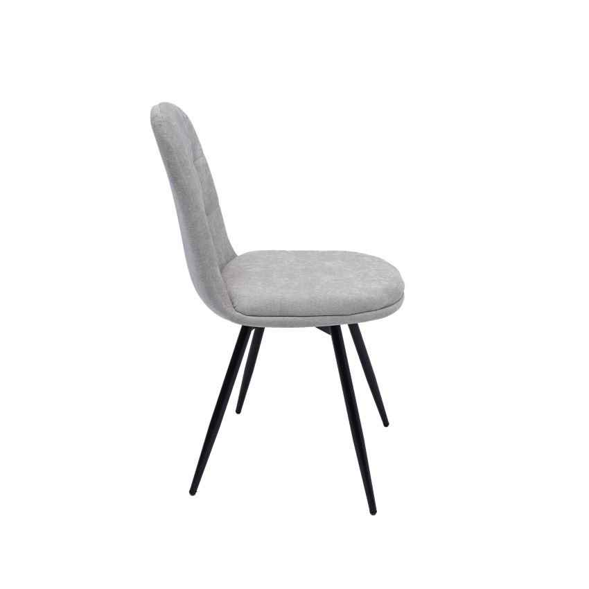 Scaun rotativ XS-1, tapitat stofa, crem