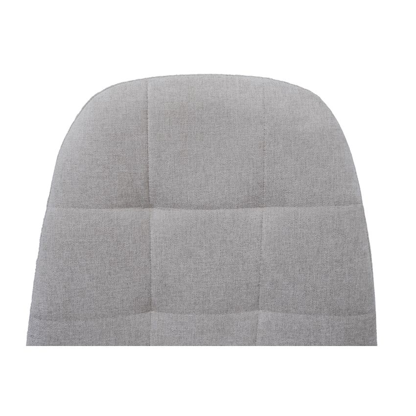 Scaun rotativ XS-1, tapitat stofa, crem