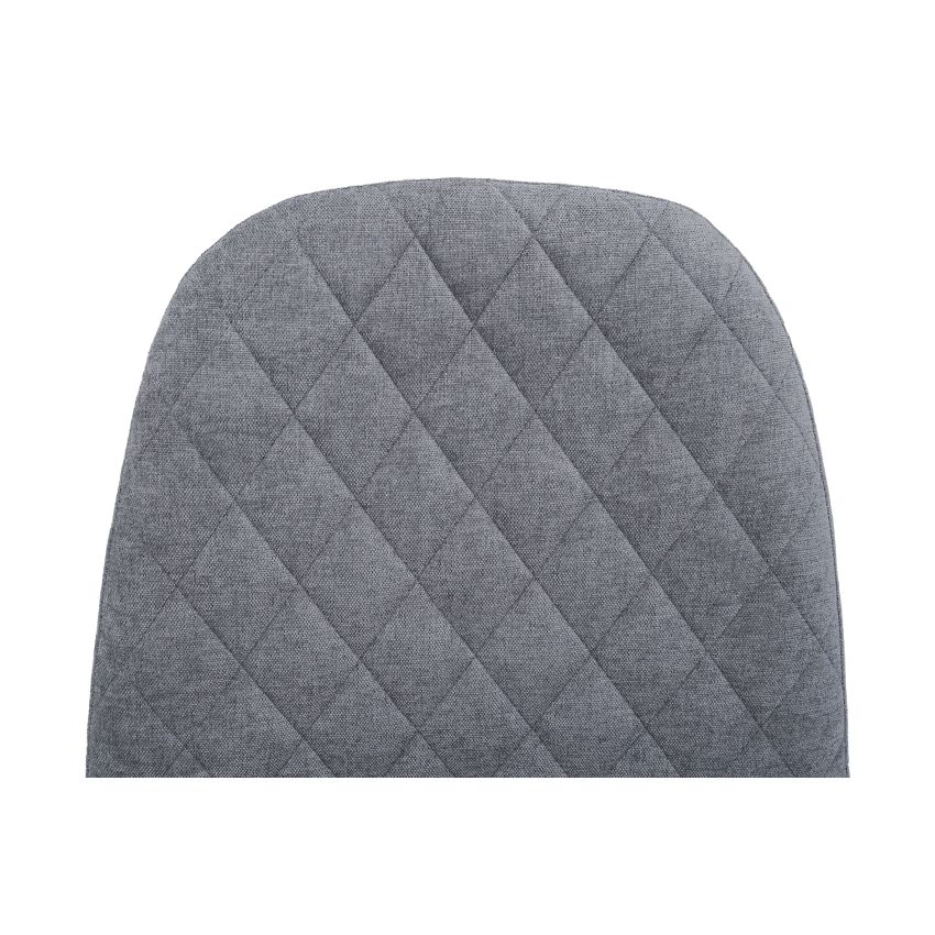 Scaun XS-2, tapitat stofa, gri deschis