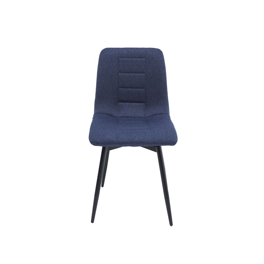 Scaun rotativ XS-3, tapitat stofa, albastru