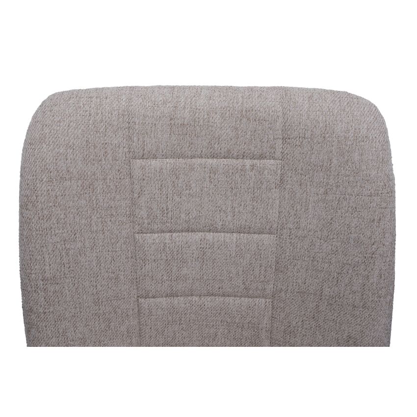 Scaun rotativ XS-3, tapitat stofa, crem