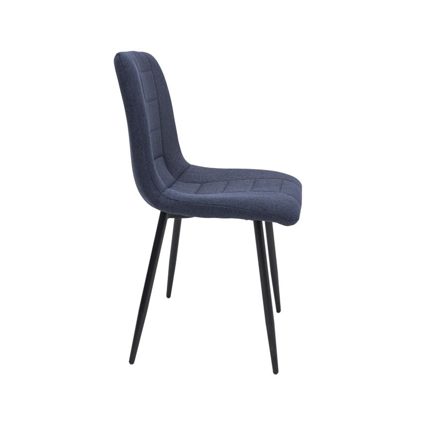Scaun XS-4, tapitat stofa, albastru