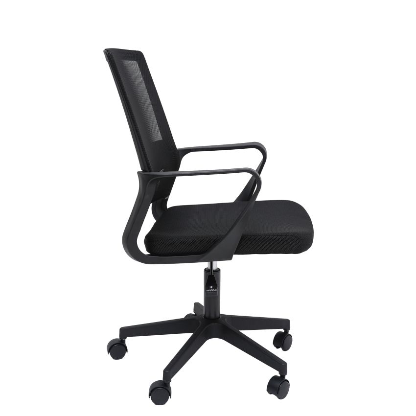 Scaun birou S-230, negru, mesh textil