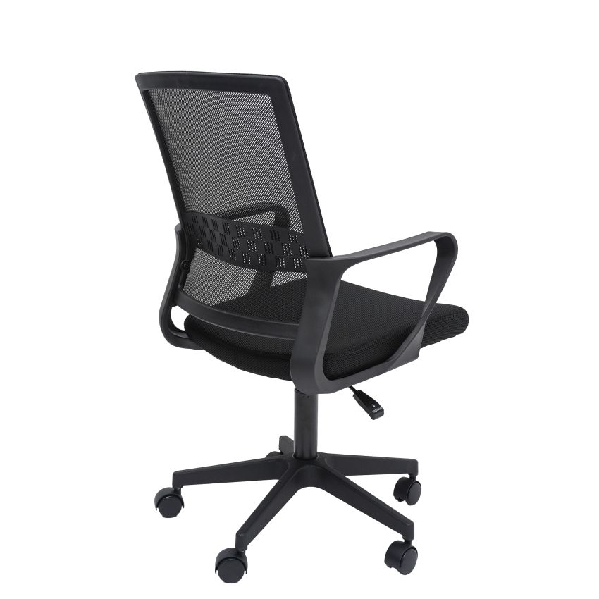 Scaun birou S-230, negru, mesh textil