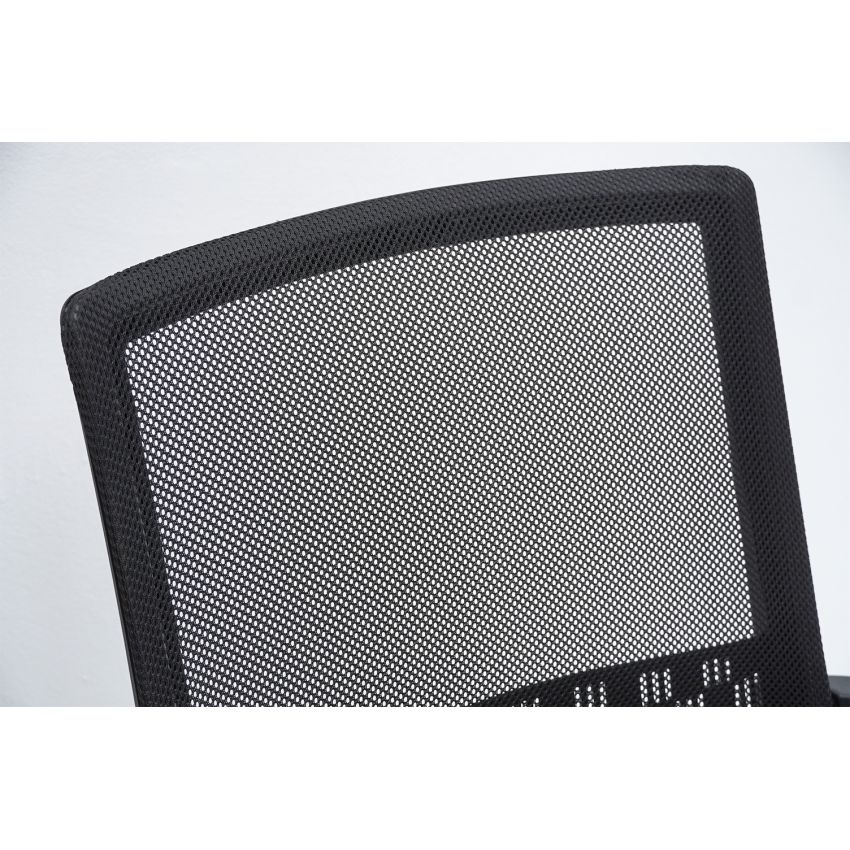 Scaun birou S-230, negru, mesh textil