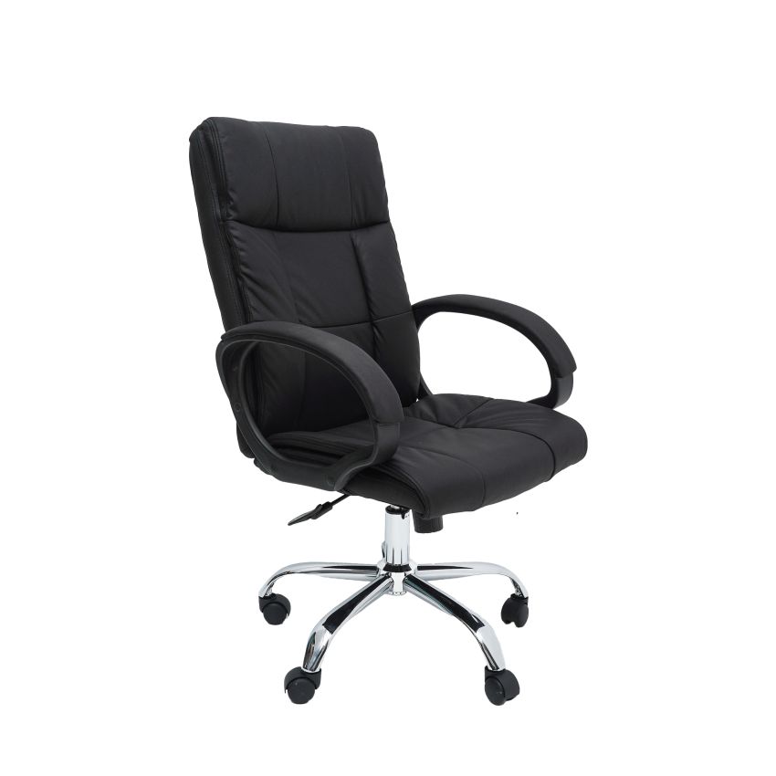 Scaun birou S-234, negru, textil