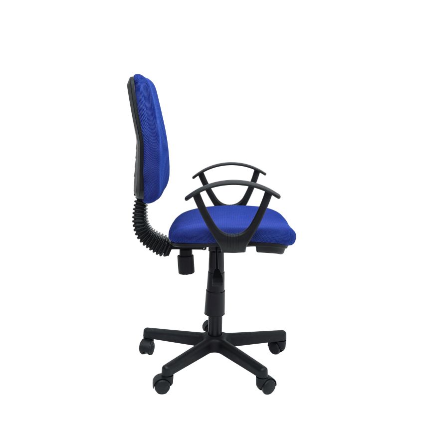 Scaun birou S-229, albastru, mesh textil