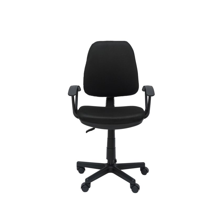 Scaun birou S-229, negru, mesh textil