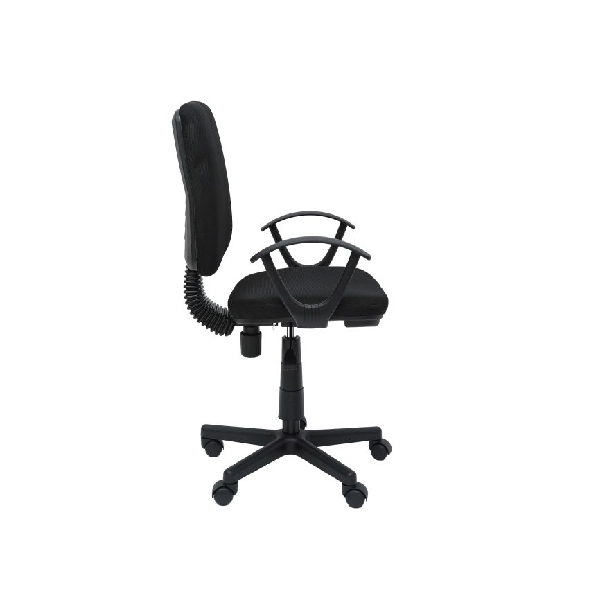 Scaun birou S-229, negru, mesh textil