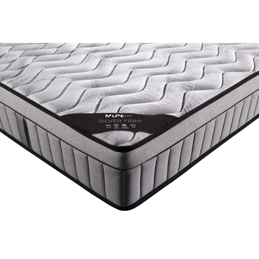 Saltea Silver Firm, 160x200, cu spuma de memorie, inaltime 24 cm