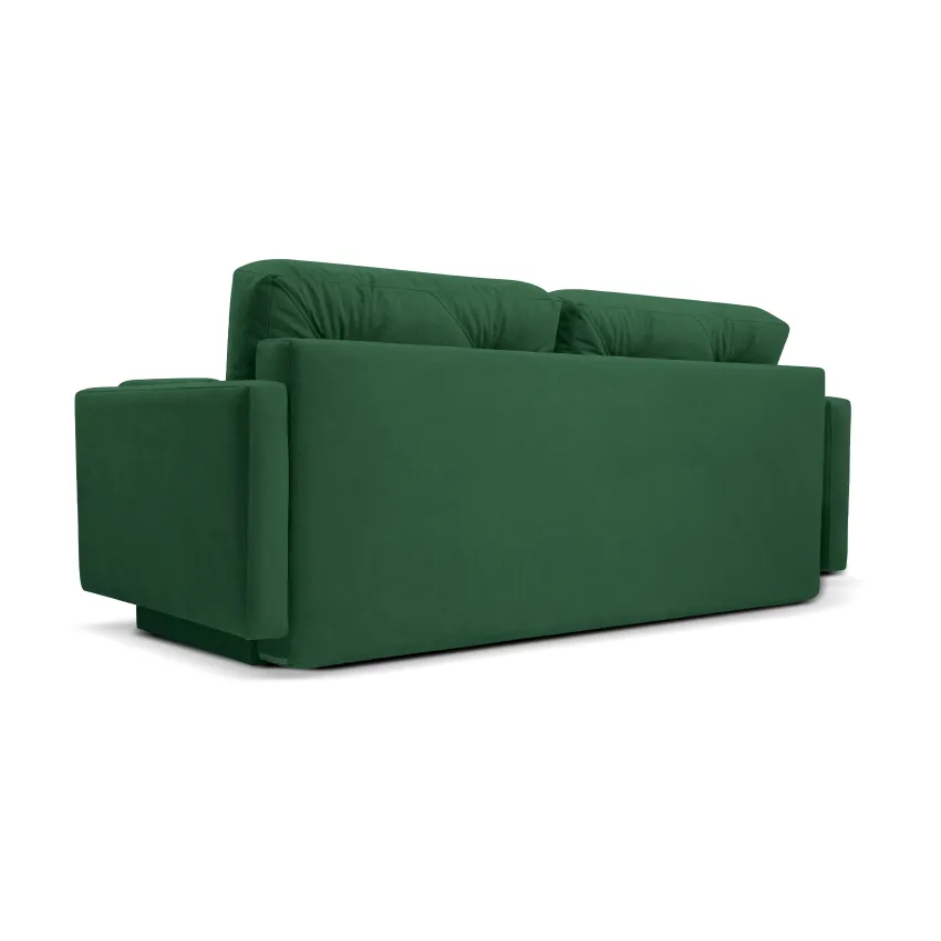 Canapea 3 locuri extensibila Astoria, verde