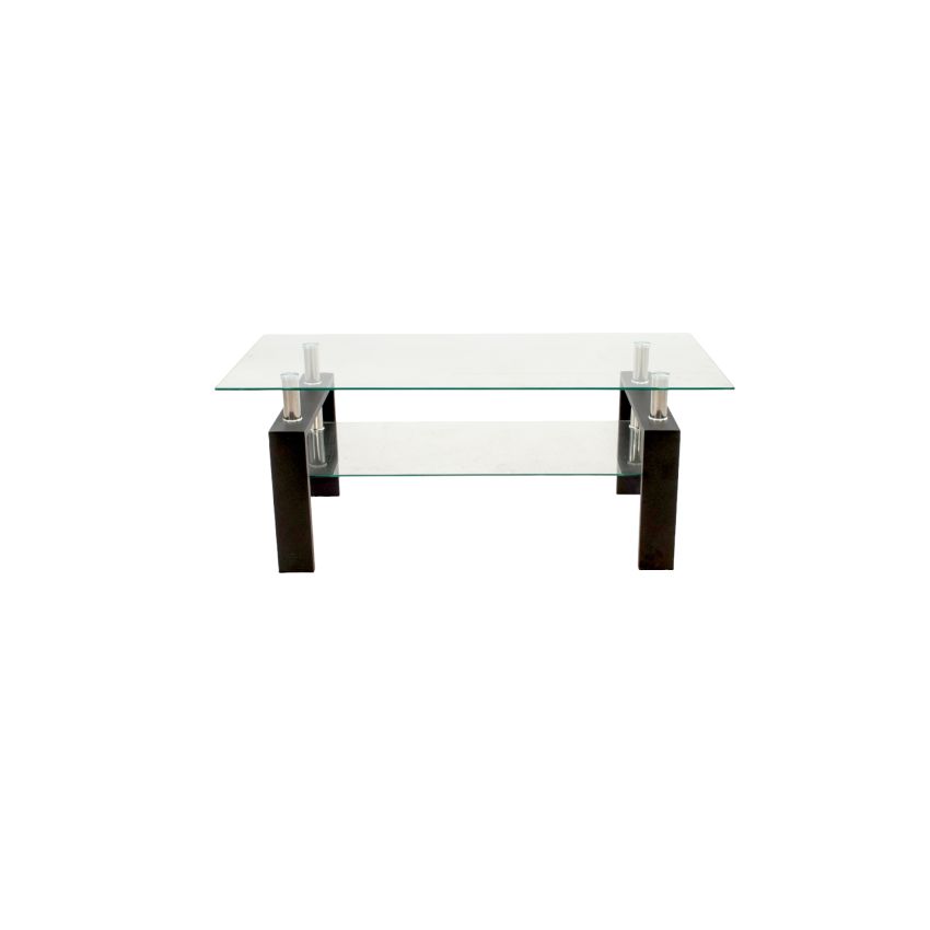 Masa cafea MC-120, 110x44x50 cm, Sticla