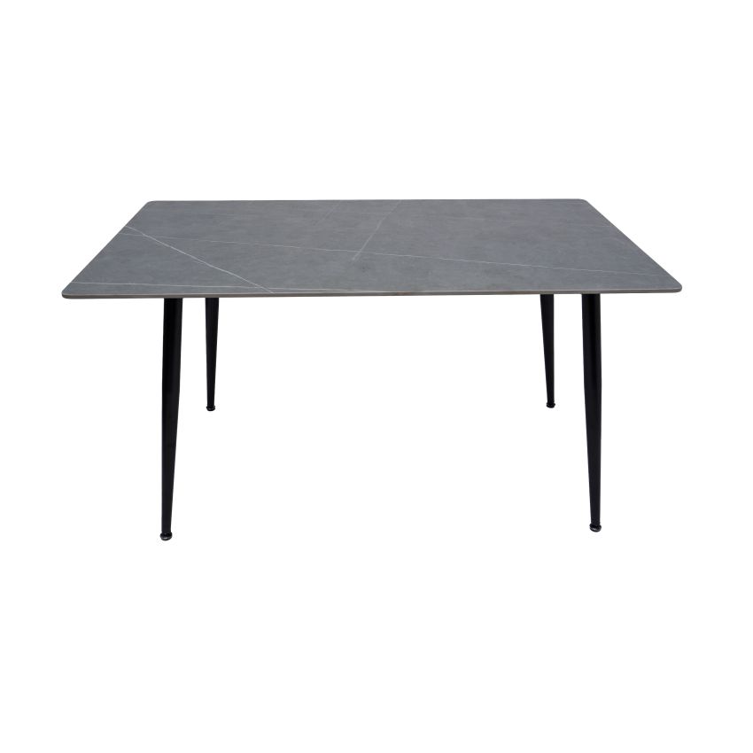 Masa Living MB-101, 140x80x75 cm, piatra sinterizata, gri
