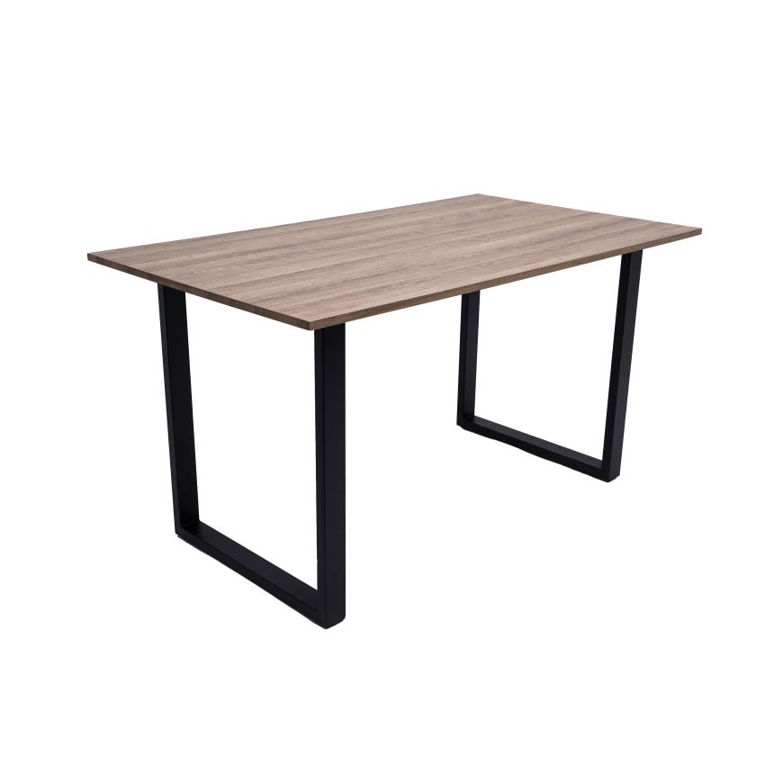 Masa Living MB-104 140x80x75 cm, sonoma/negru