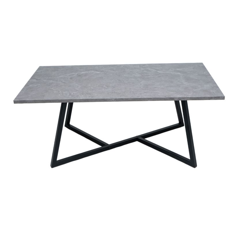 Masa cafea HT-155, 110x60 cm, alb, MDF