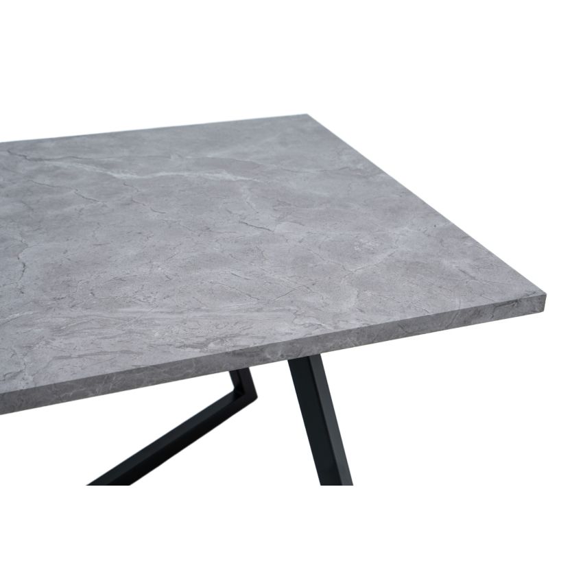 Masa cafea HT-155, 110x60 cm, alb, MDF
