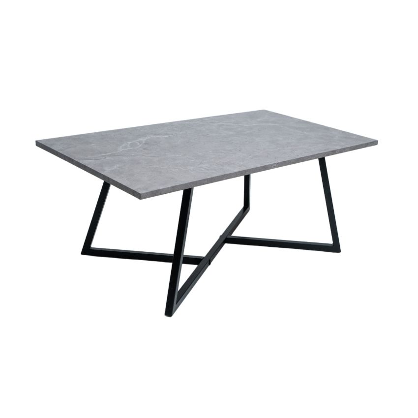 Masa cafea HT-155, 110x60 cm, alb, MDF