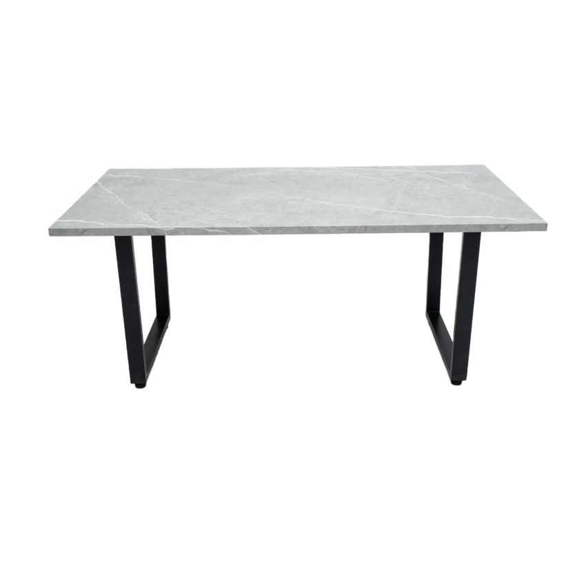 Masa cafea HT-156, 110x60 cm, alb, MDF