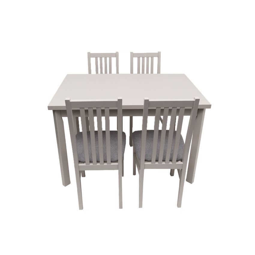Set masa MB-13 (Max 5 SP) cashmere, cu 4 scaune S-38 cashmere (ontika1) op85
