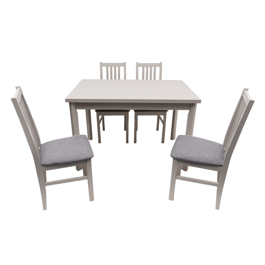 Set masa MB-13 (Max 5 SP) cashmere, cu 4 scaune S-38 cashmere (ontika1) op85