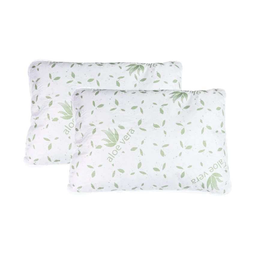 Set 2 perne matlasate cu Aloe, 50×70 cm