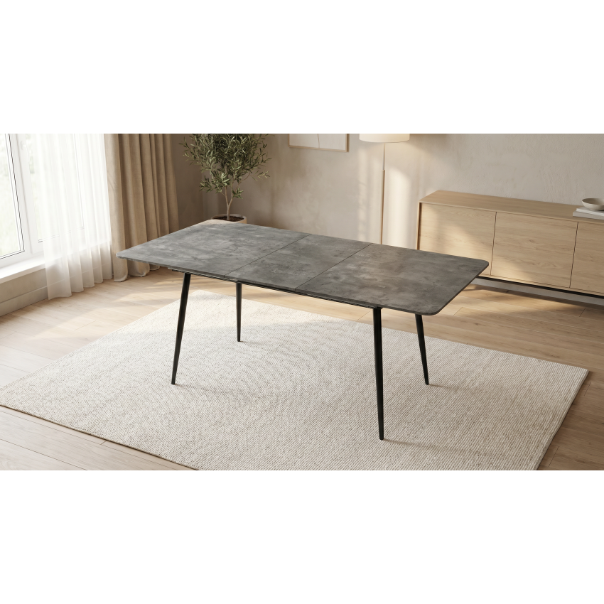 Masa bucatarie, extensibila, HT-151 antracit
