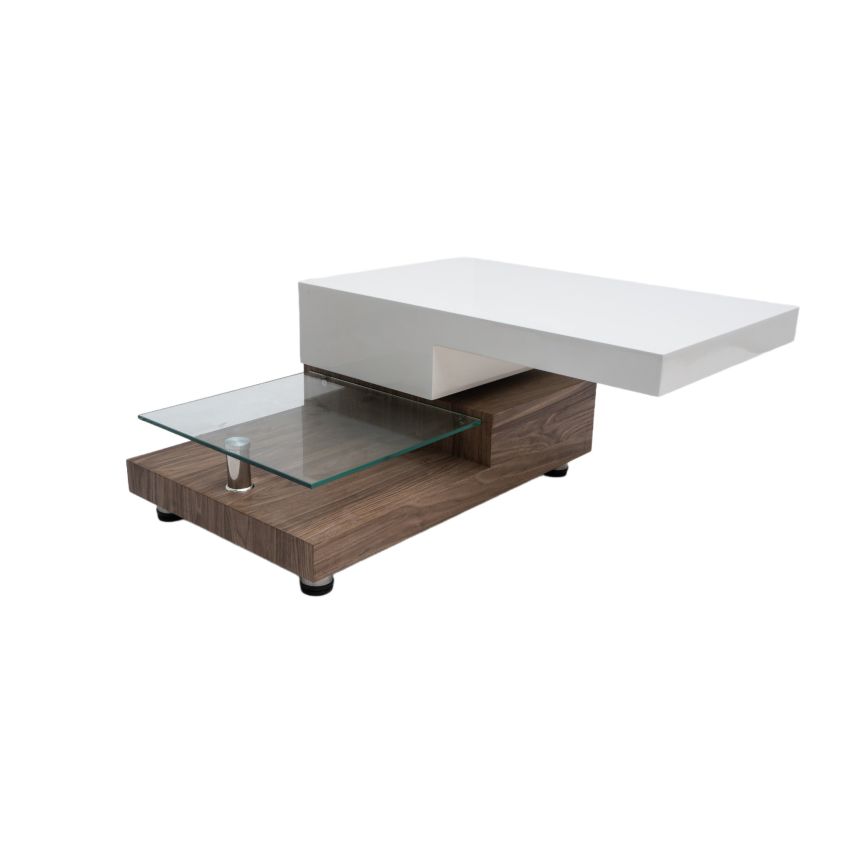 Masa cafea HT-006, 72x45x38 cm, stejar, MDF