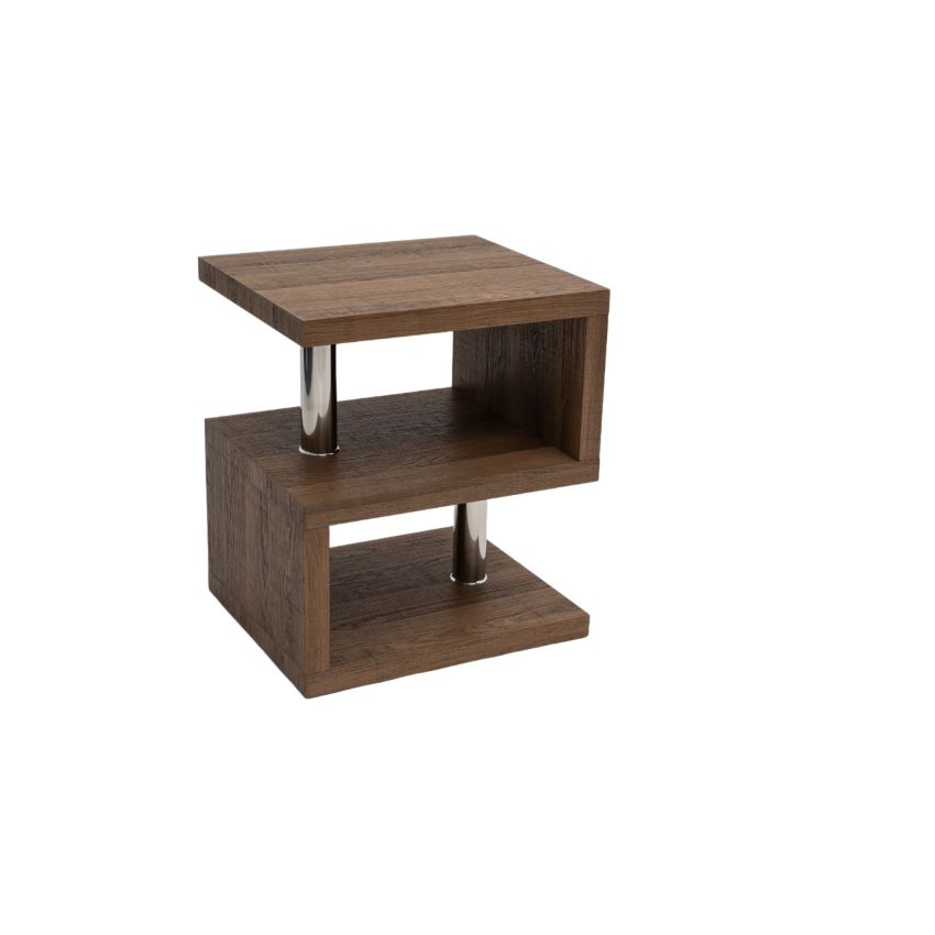 Masa cafea HT-74, 44x38x52 cm, stejar, MDF