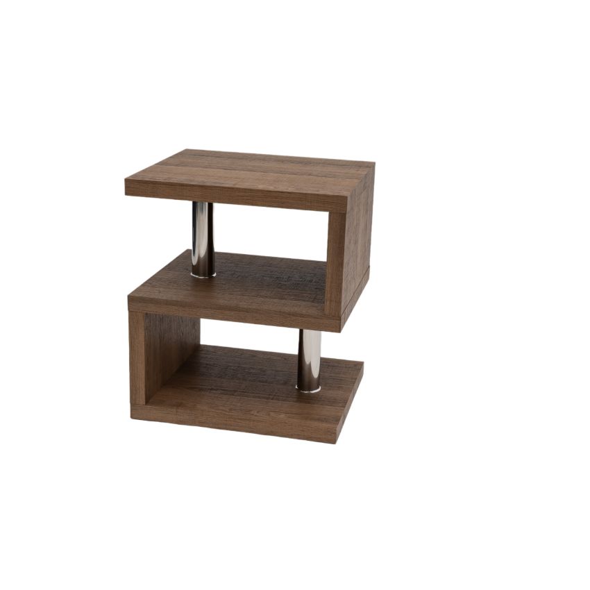 Masa cafea HT-74, 44x38x52 cm, stejar, MDF