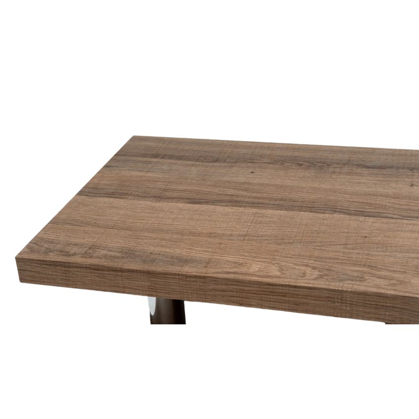 Masa cafea HT-74, 44x38x52 cm, stejar, MDF